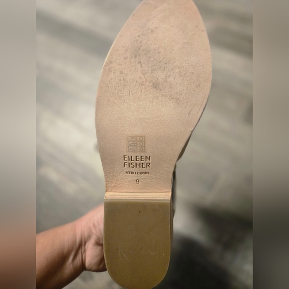 Eileen Fisher Tan Vanda Cutout Booties size 9 - Picture 8 of 9